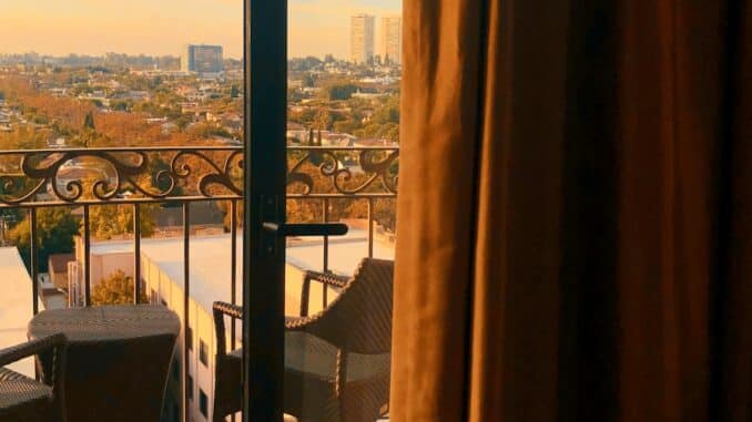 chairs and table on porch